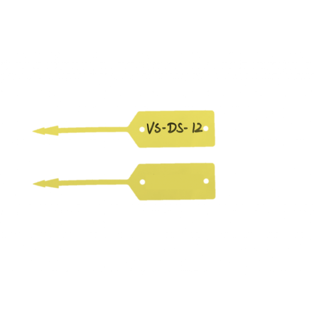 Loop lock labels 190x37mm PES, Yellow