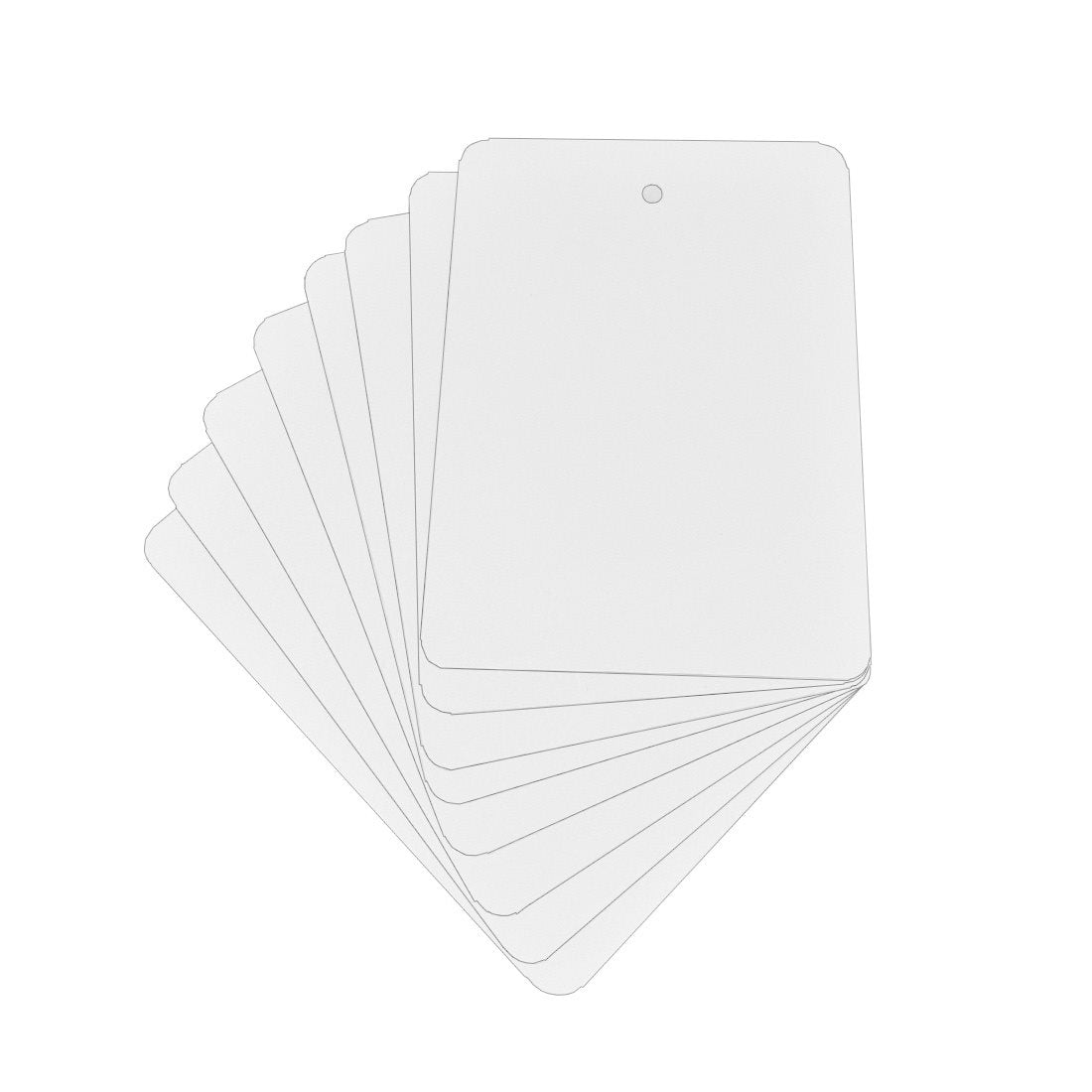 Étiquettes suspendue 74,2x105mm PET