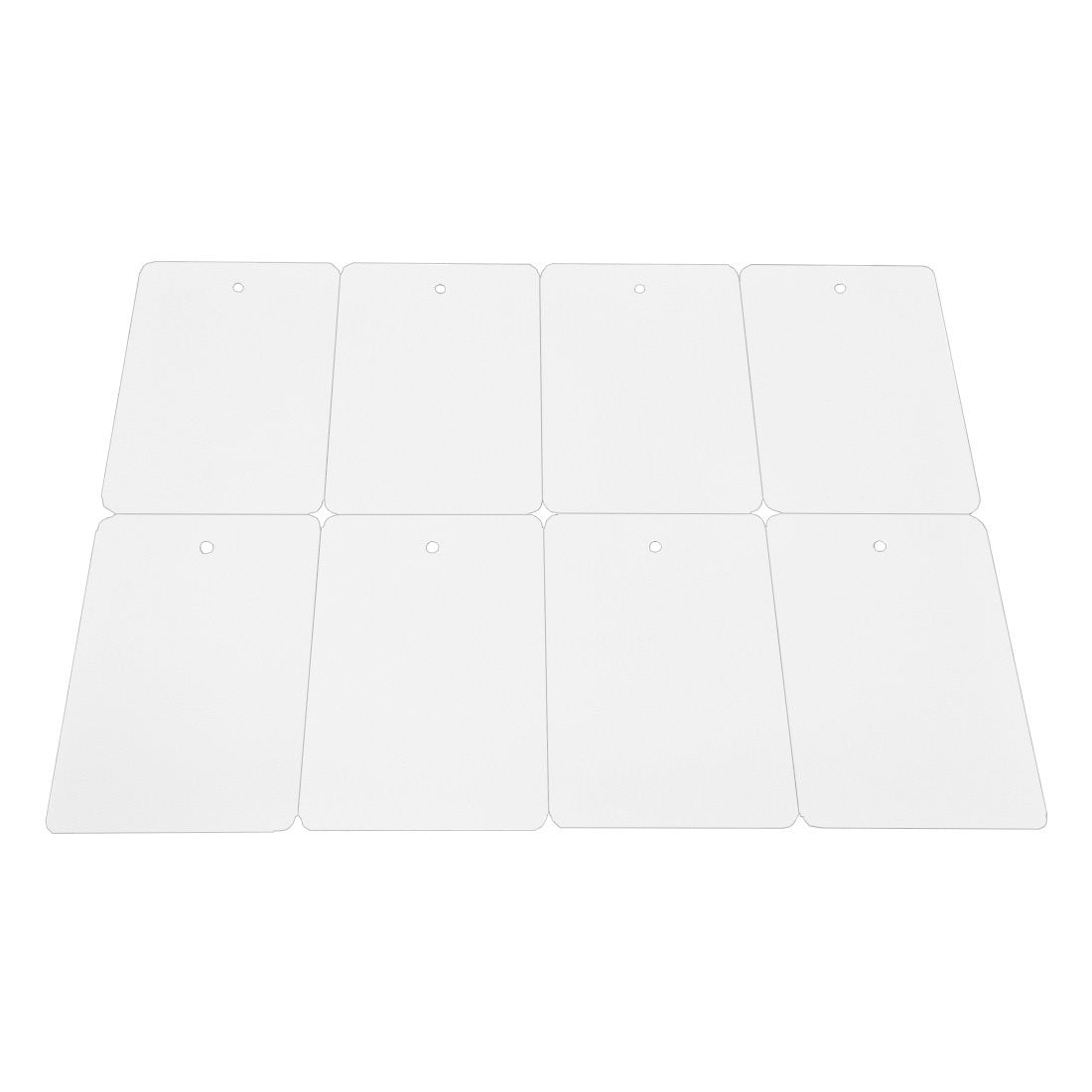 Étiquettes à suspendre 74,2x105mm PET, Blanc