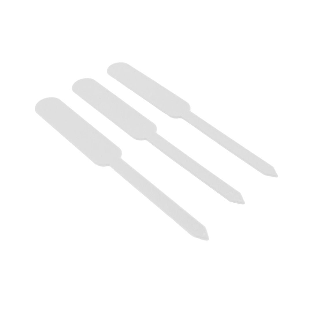 Étiquettes à piquer 15x120mm 1000µ PVC, Blanc