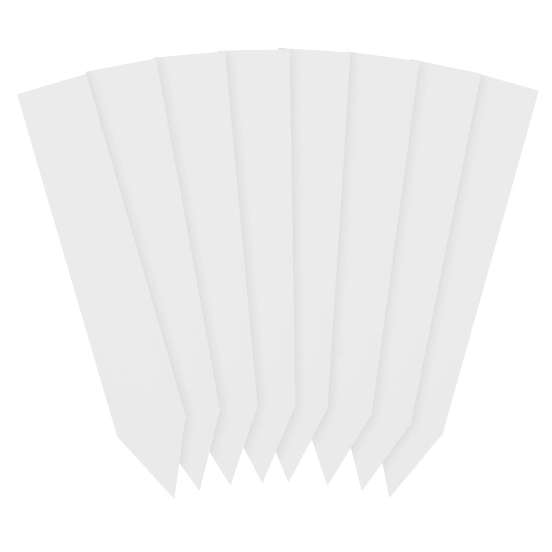 Stick-ins 20x120mm600µ PVC, White
