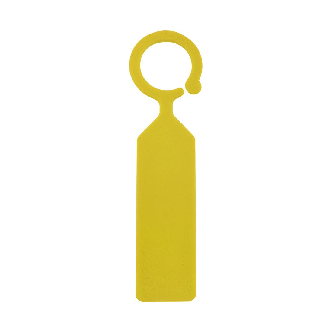 Hanging plant tag 24x110mm PVC, Yellow