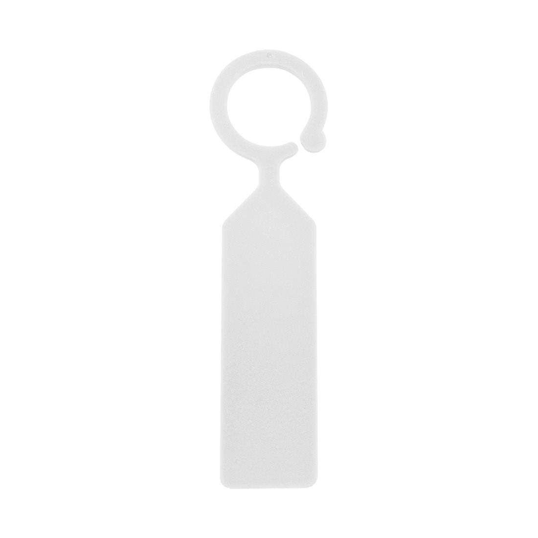 Hanging plant tag 24x110mm PVC, White