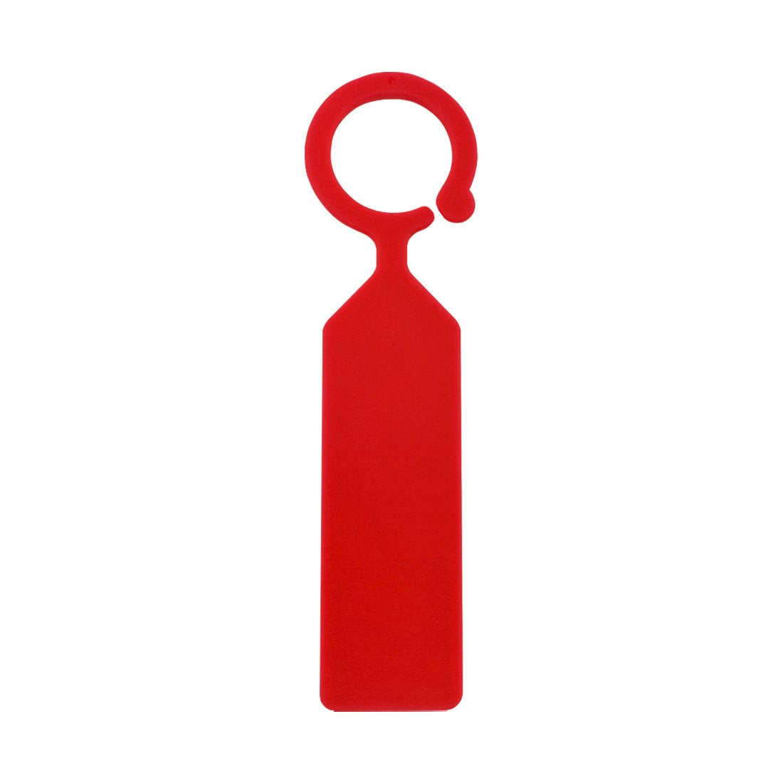 Hanging plant tag 24x110mm PVC, Red