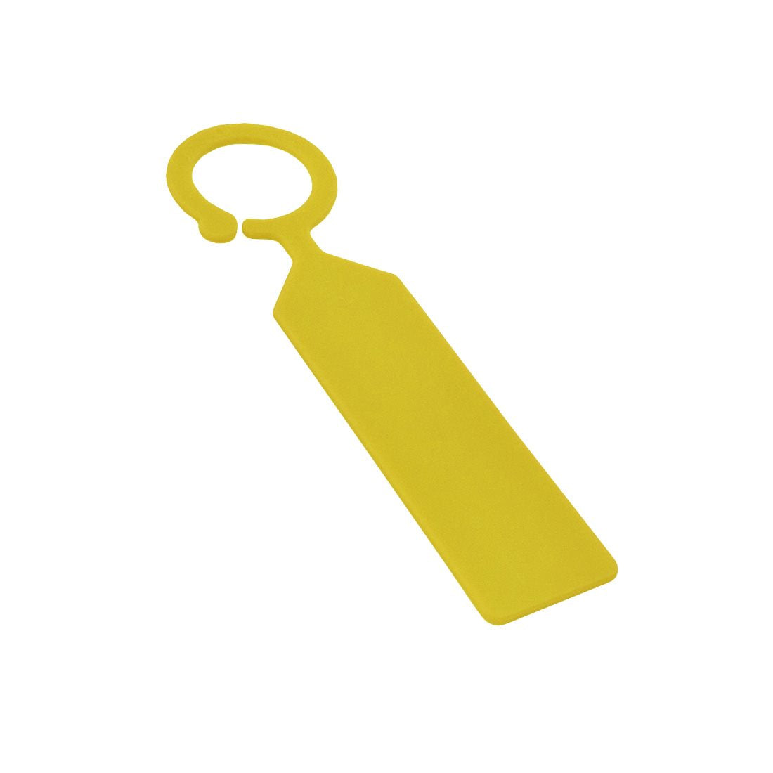 Hanging plant tag 24x110mm PVC, Yellow