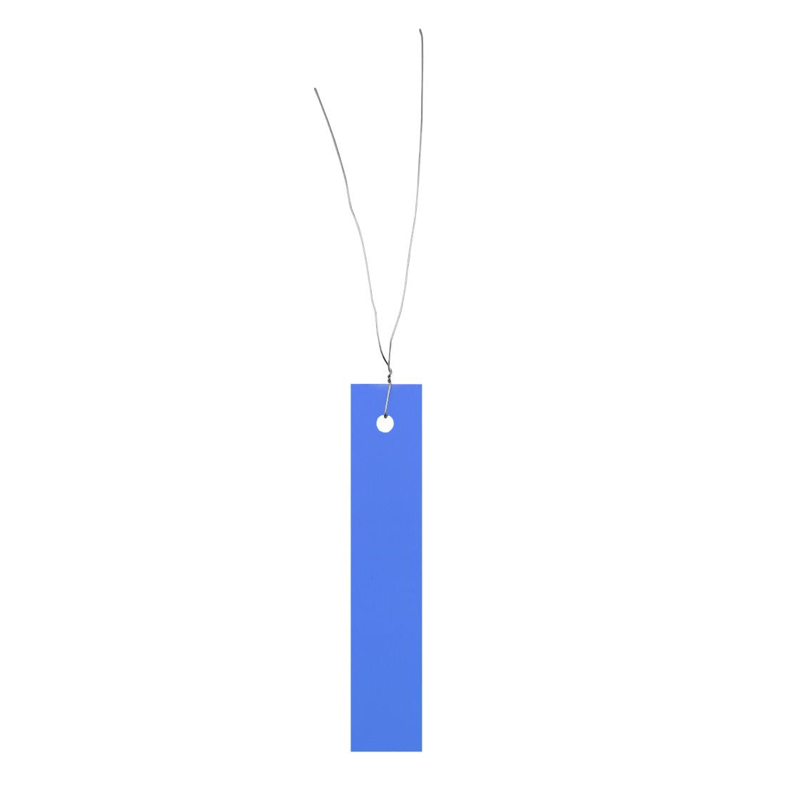 Hanging plant tag 18x100 PVC, Blue