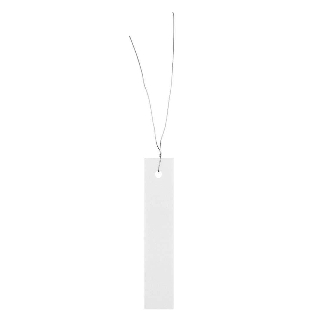 Hanging plant tag 18x100 PVC, White