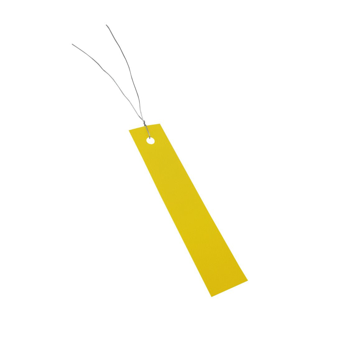 Hanging plant tag 18x100 PVC, Yellow