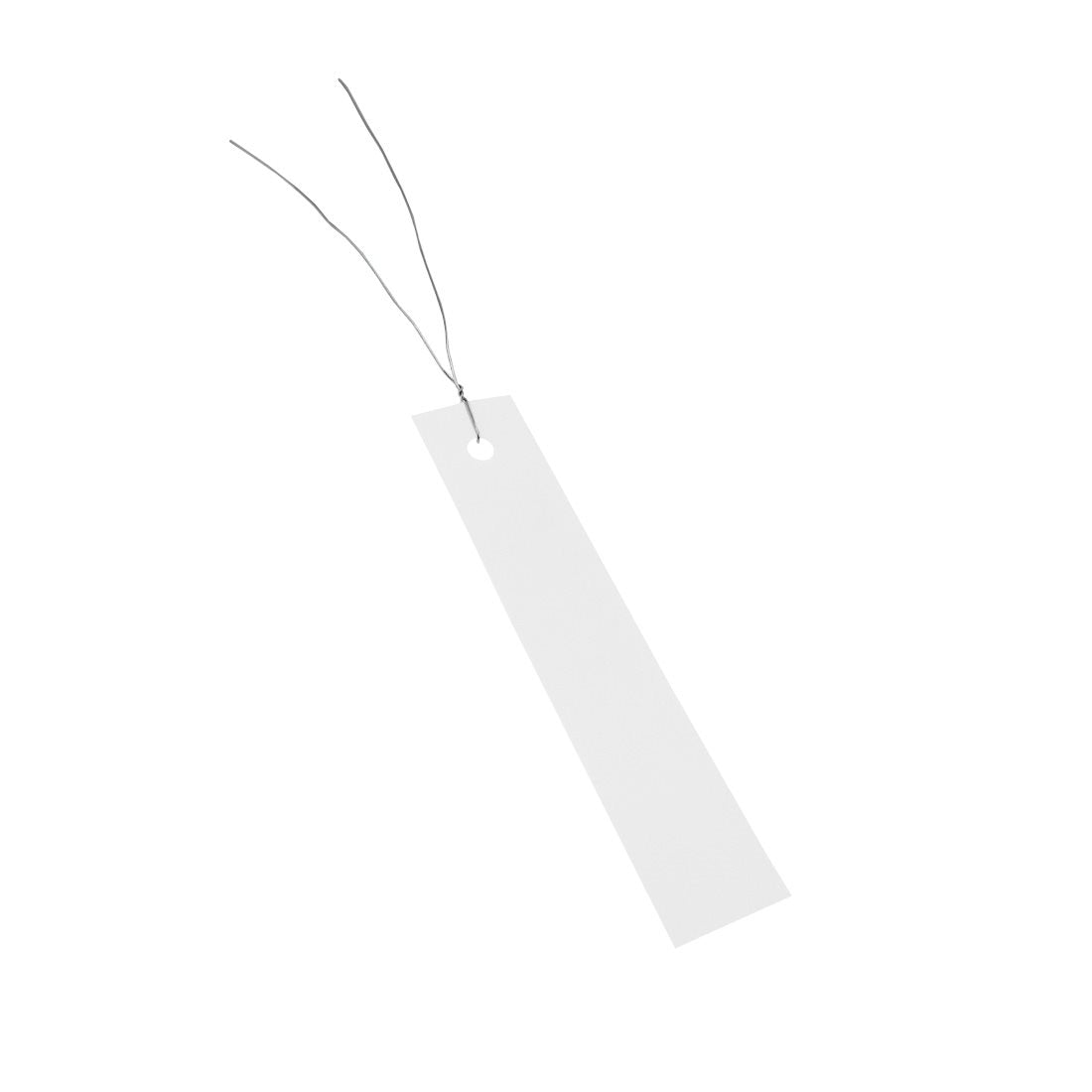 Hanging plant tag 18x100 PVC, White