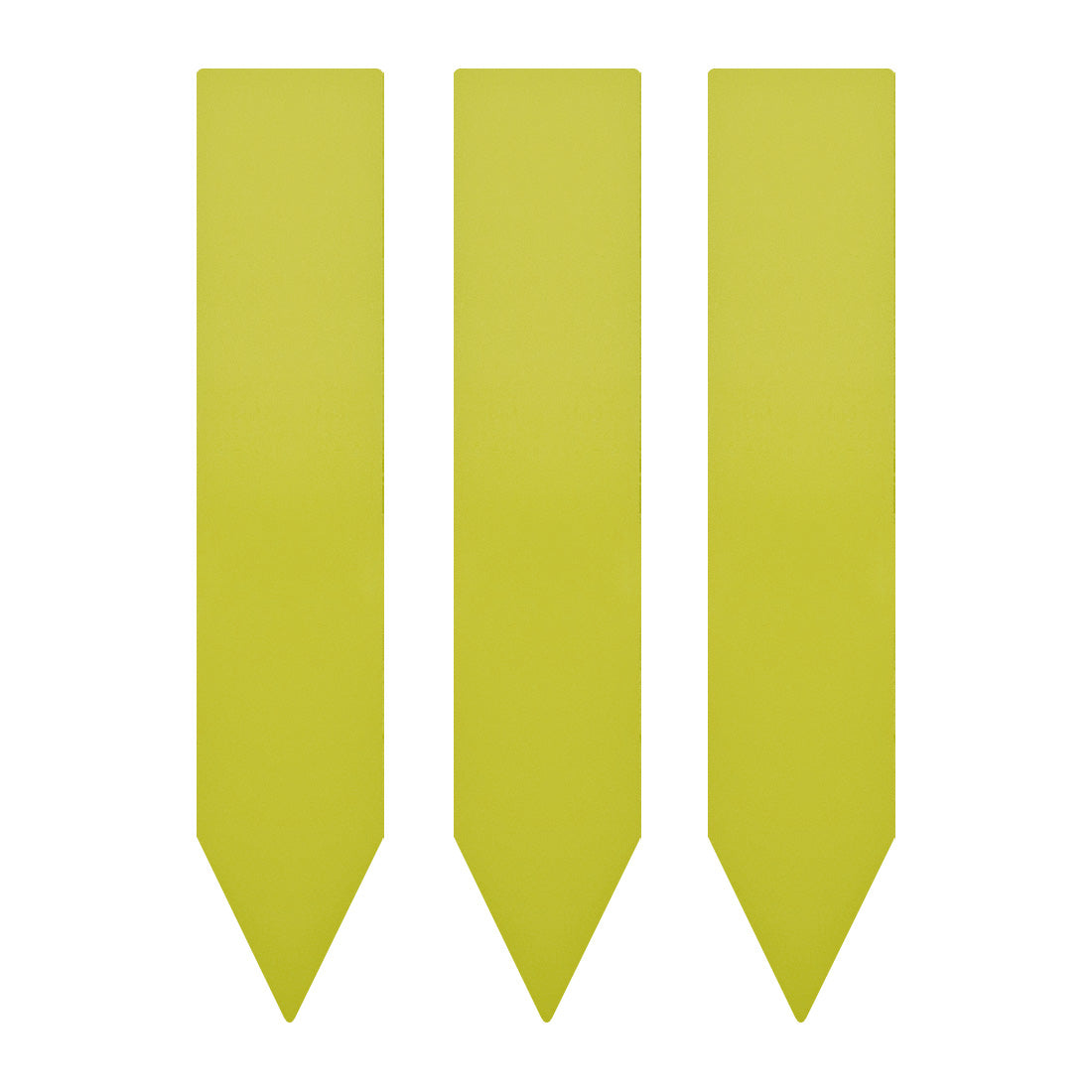 Stick-ins 20x100mm 400µ PVC, Yellow