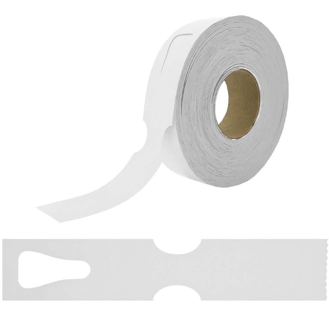 Loop lock labels 297x48mm HDPE, White