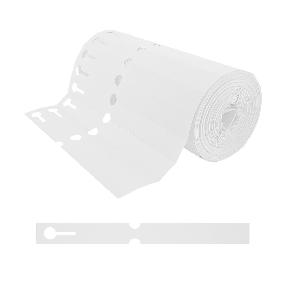 Loop lock labels 200x20mm PVC White