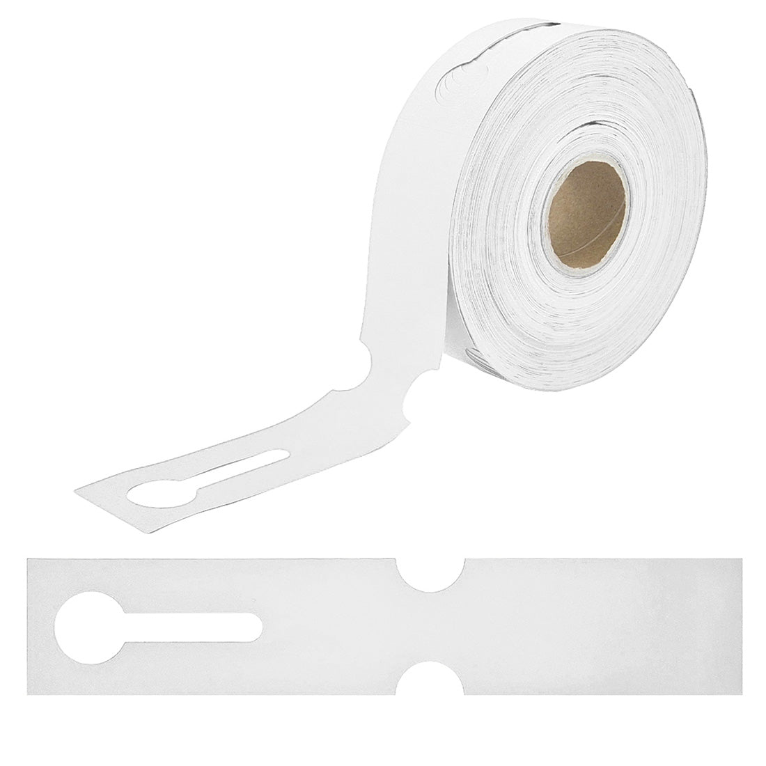 Étiquettes à boucle 260x50mm PEHD, Blanc