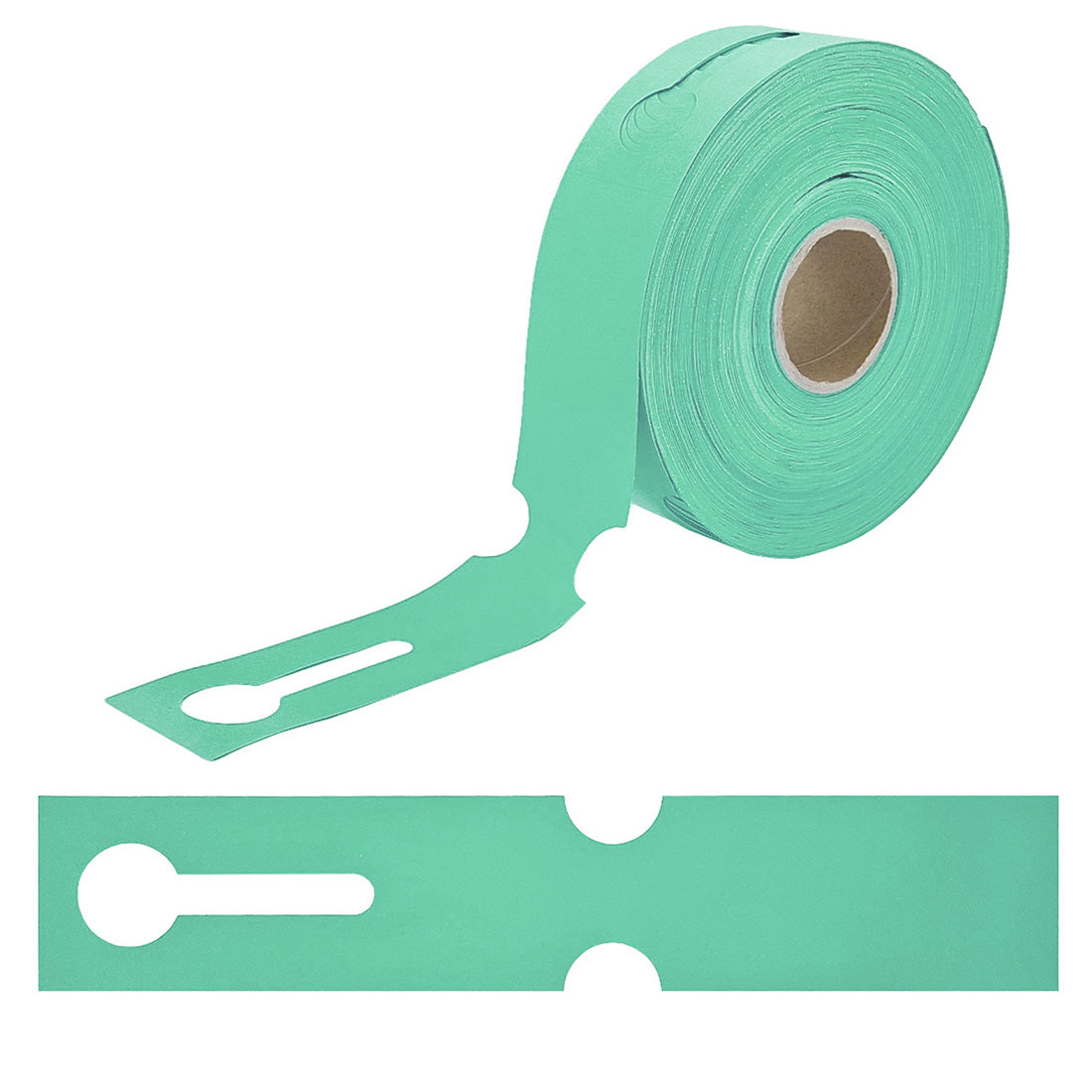 Étiquettes à boucle 260x50mm PEHD, Vert