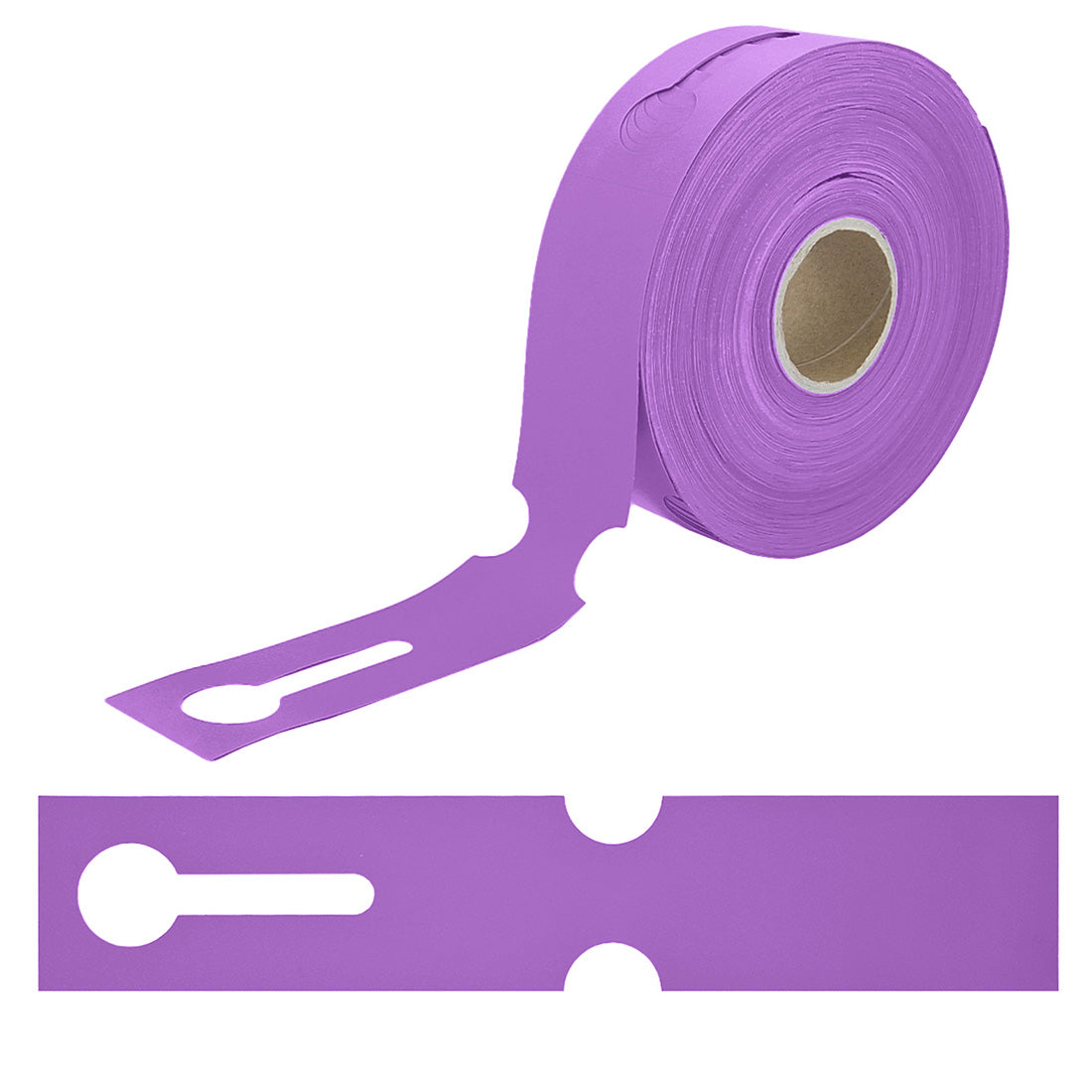 Étiquettes à boucle 260x50mm PEHD, Violet