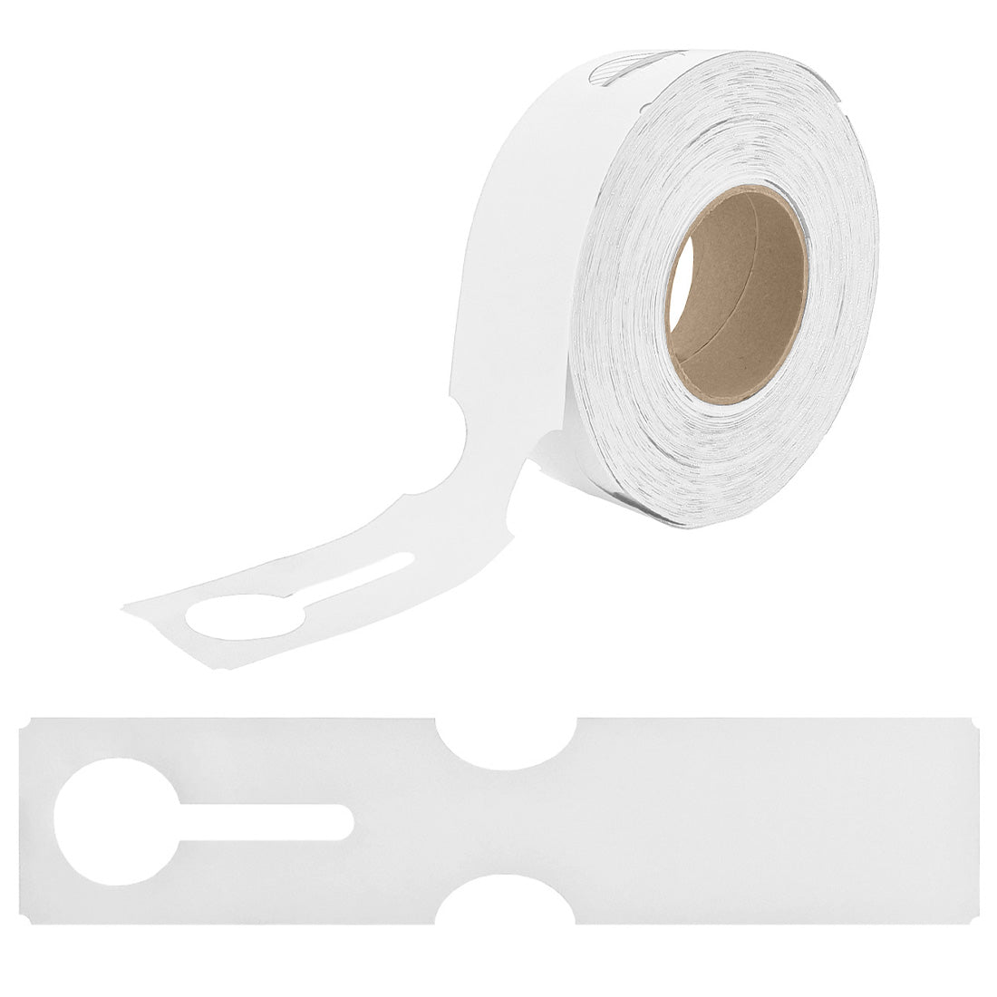 Loop lock labels 273x59mm HDPE, White