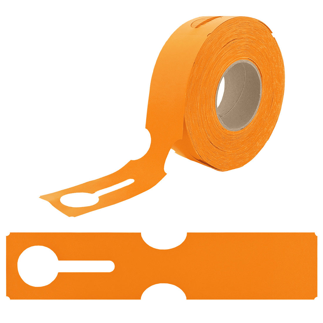 Loop lock labels 273x59mm HDPE, Orange