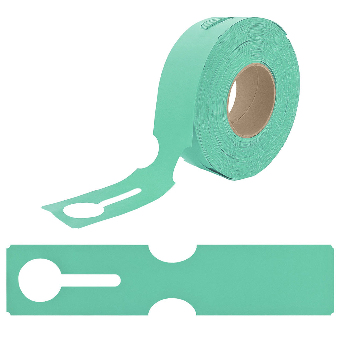 Loop lock labels 273x59mm HDPE, Green