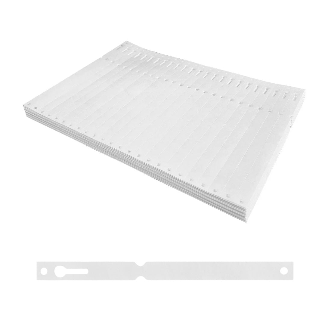 Étiquettes à boucle 220x12,7mm Tyvek, Blanc