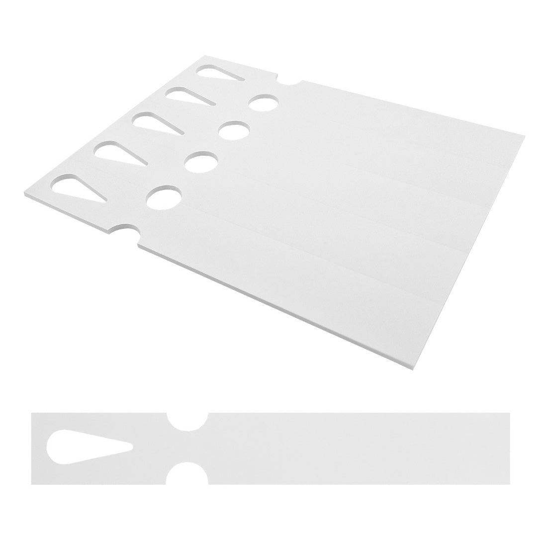 Étiquettes à boucle 250x38mm PET, Blanc