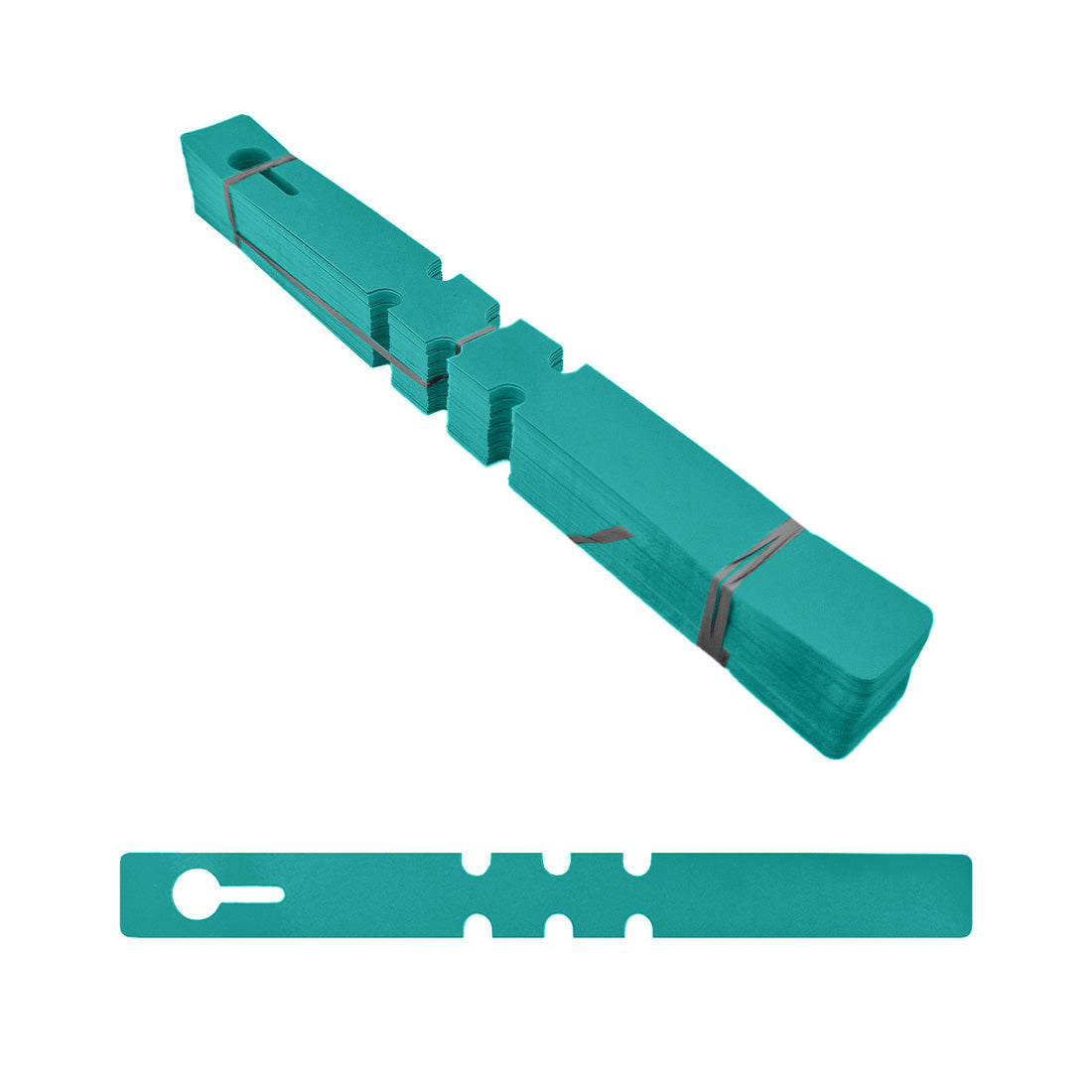 Loop lock labels 210x20mm PVC, Green