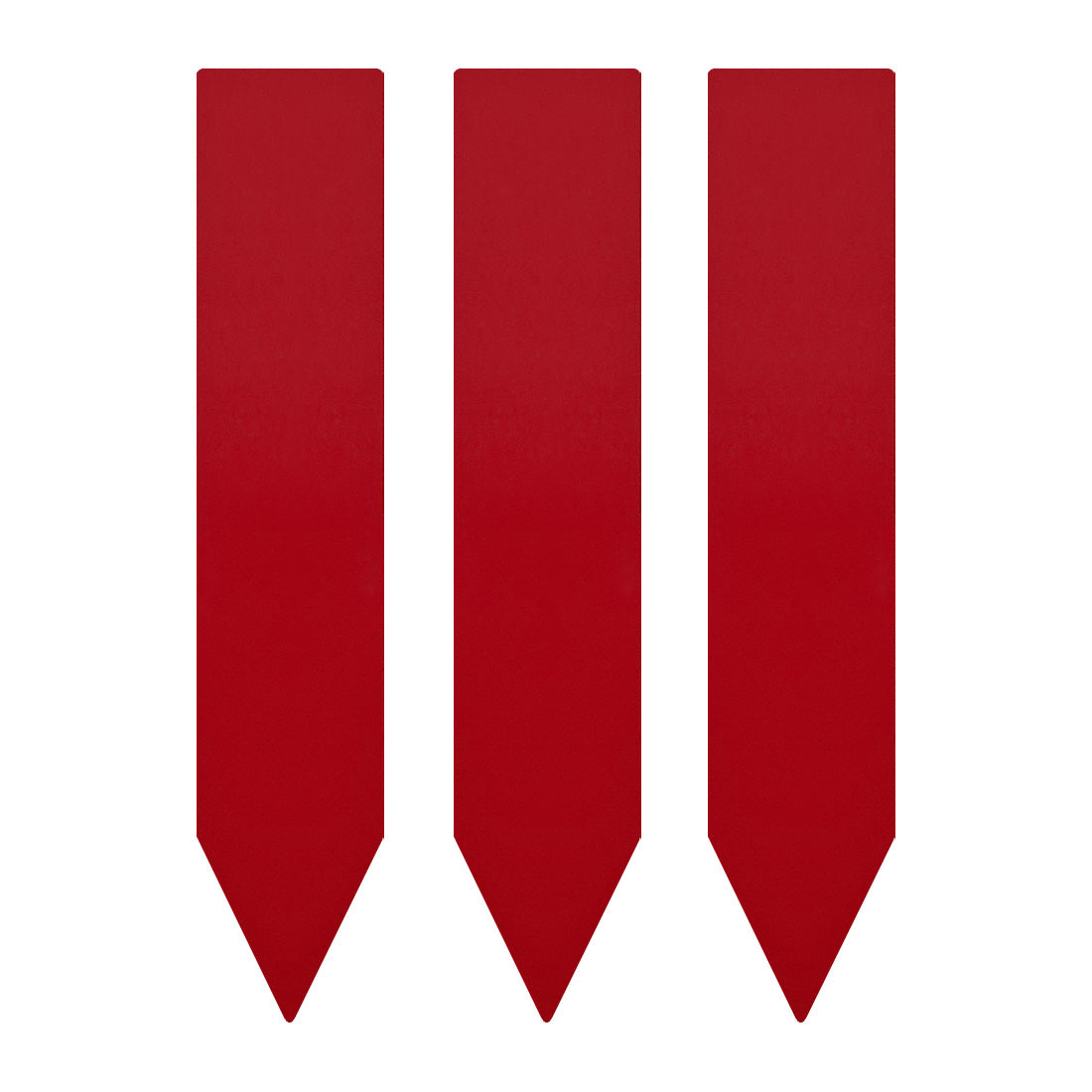 Stick-ins 20x100mm 400µ PVC, Red