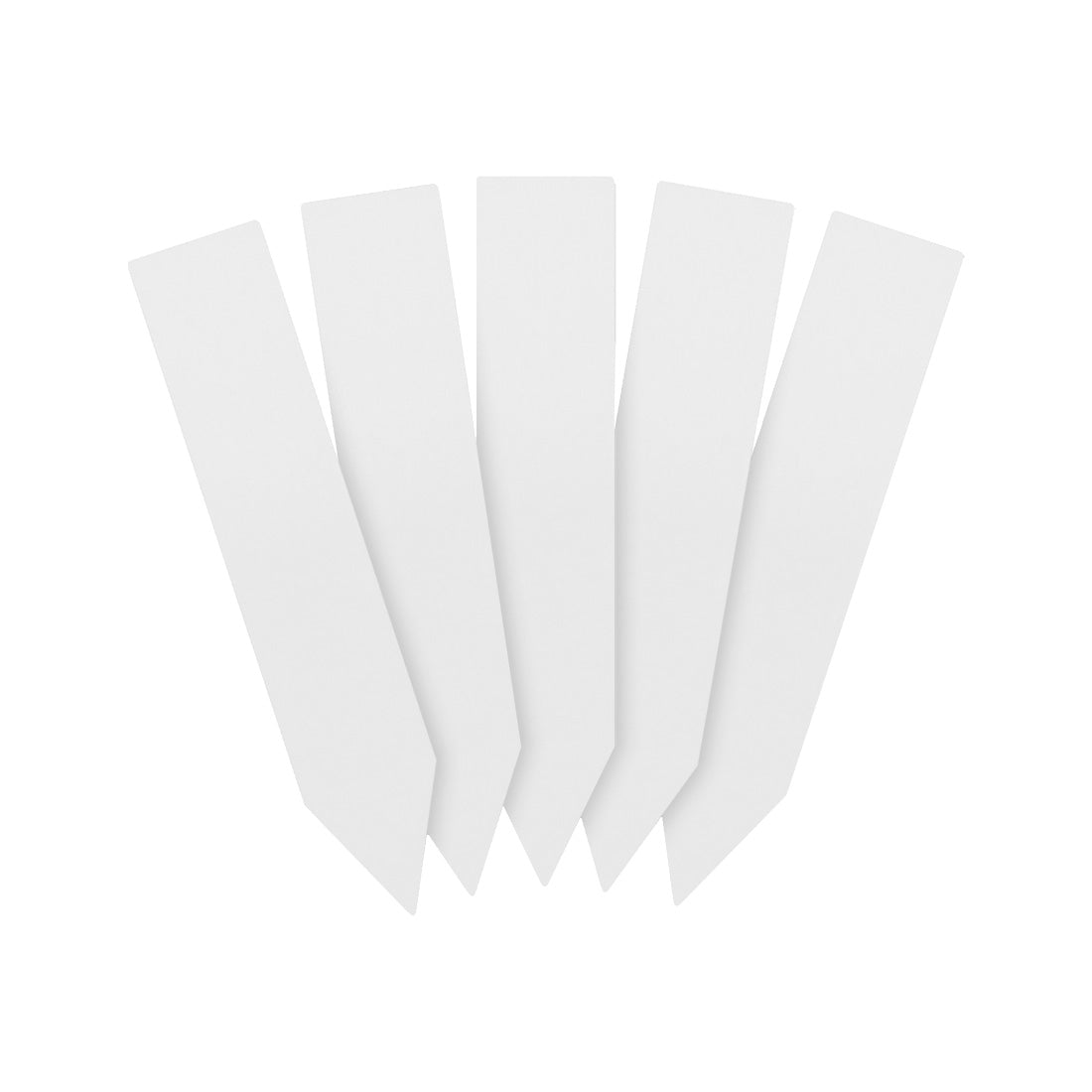Stick-ins 20x100mm 400µ PVC, White