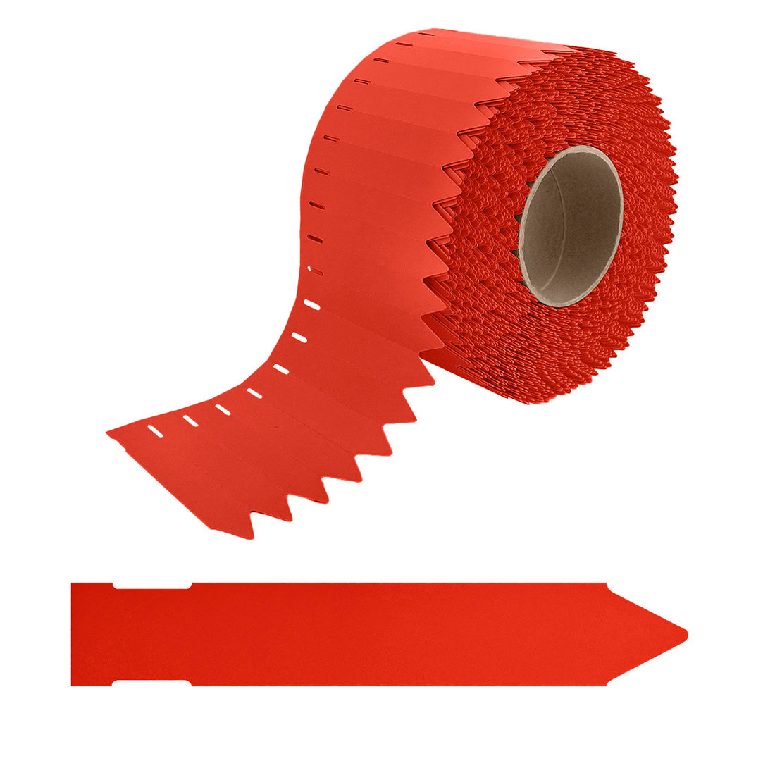 Stick-ins 25x120mm 350µ PVC, Red