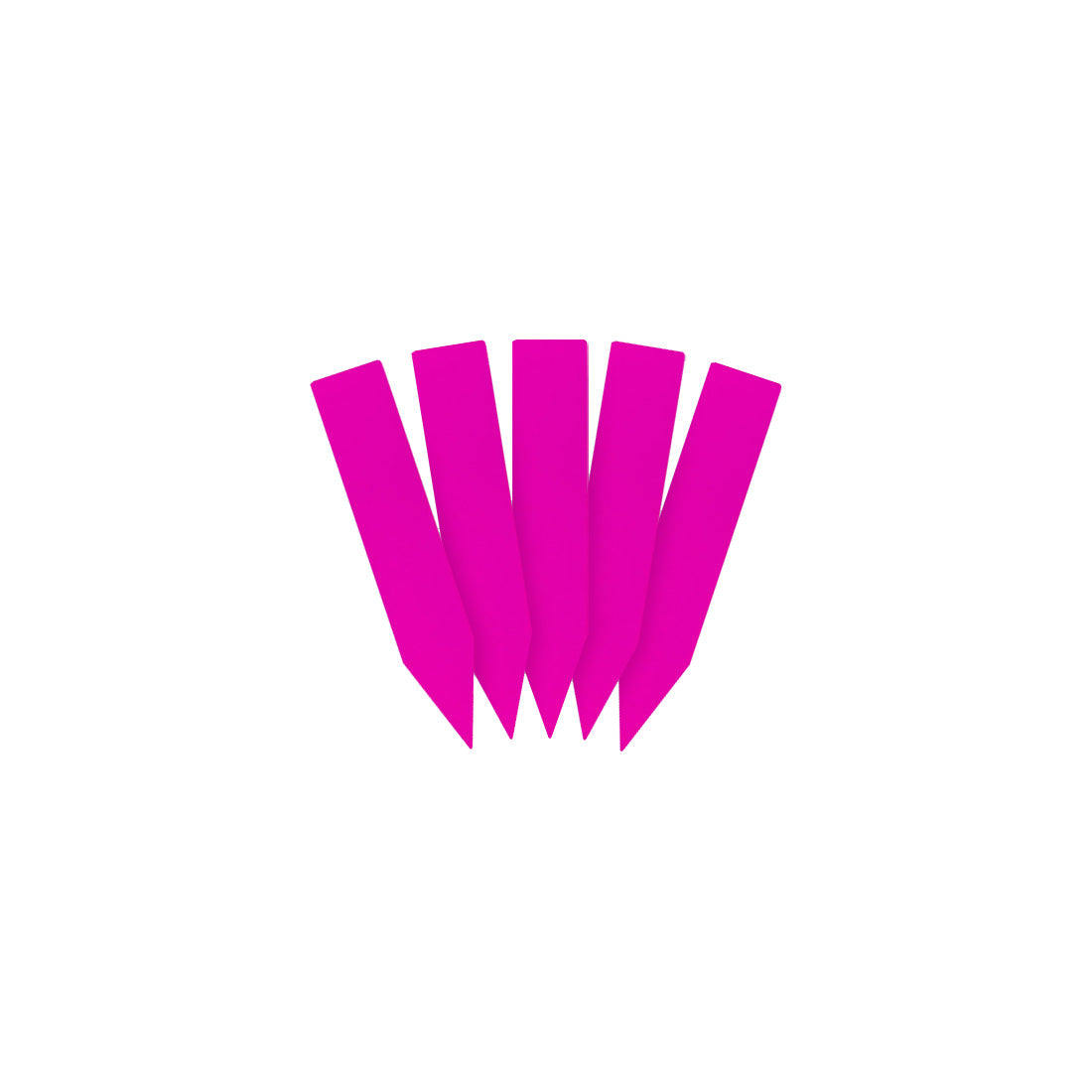 Stick-ins 10x50mm 1000µ PVC, Pink