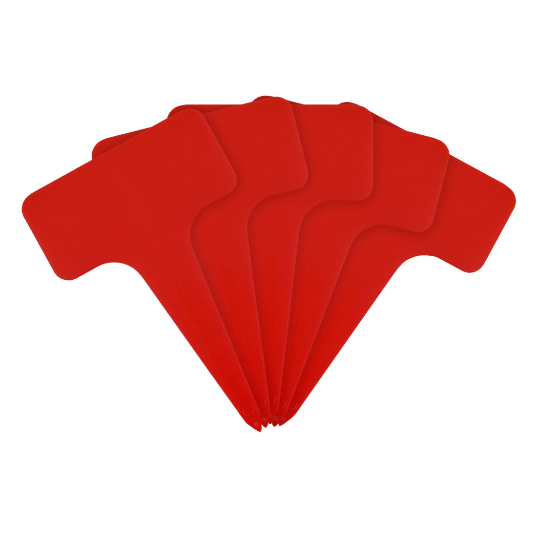 Étiquettes à piquer 60x96mm 1000µ PVC, Rouge