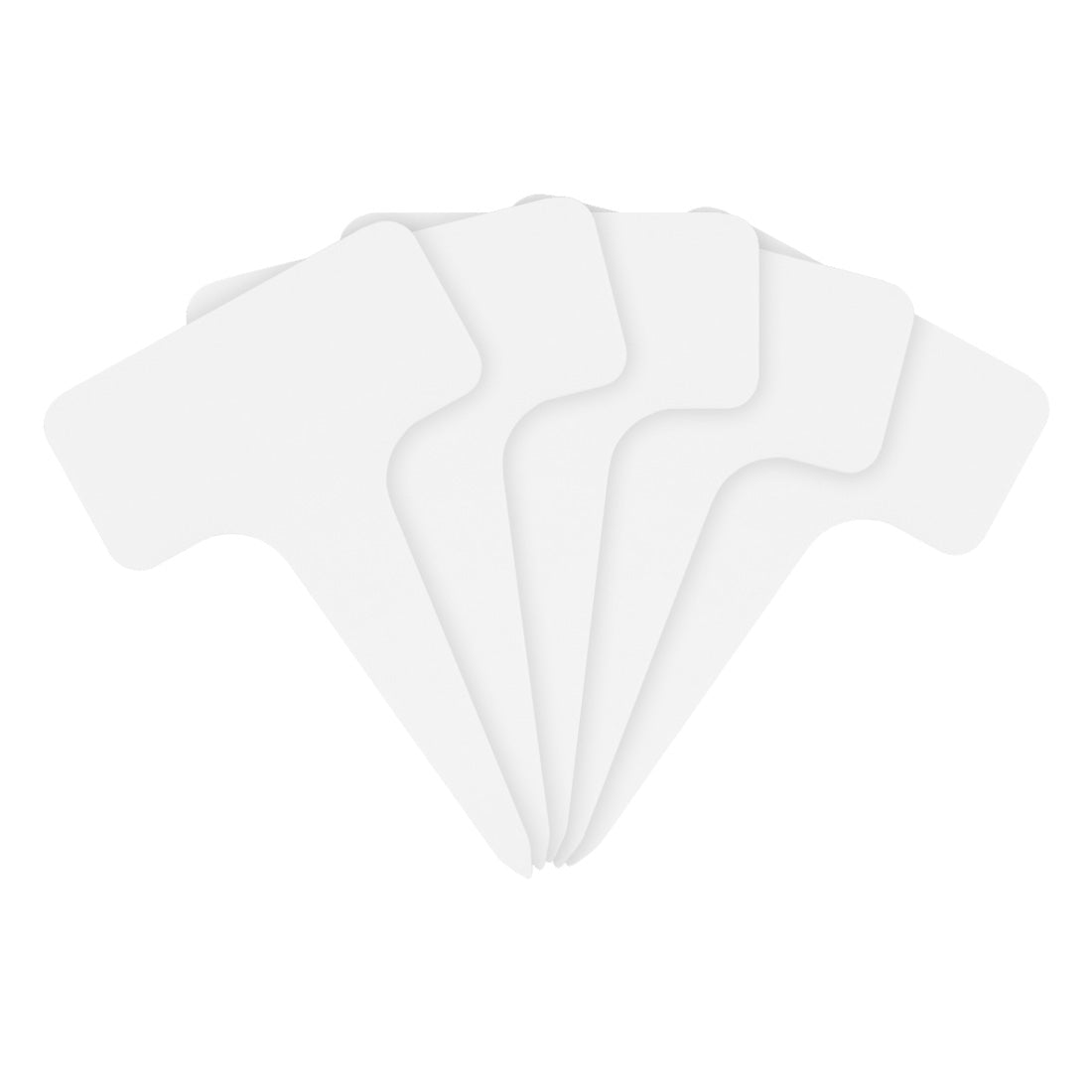 Stick-ins 60x96mm 1000µ PVC, White