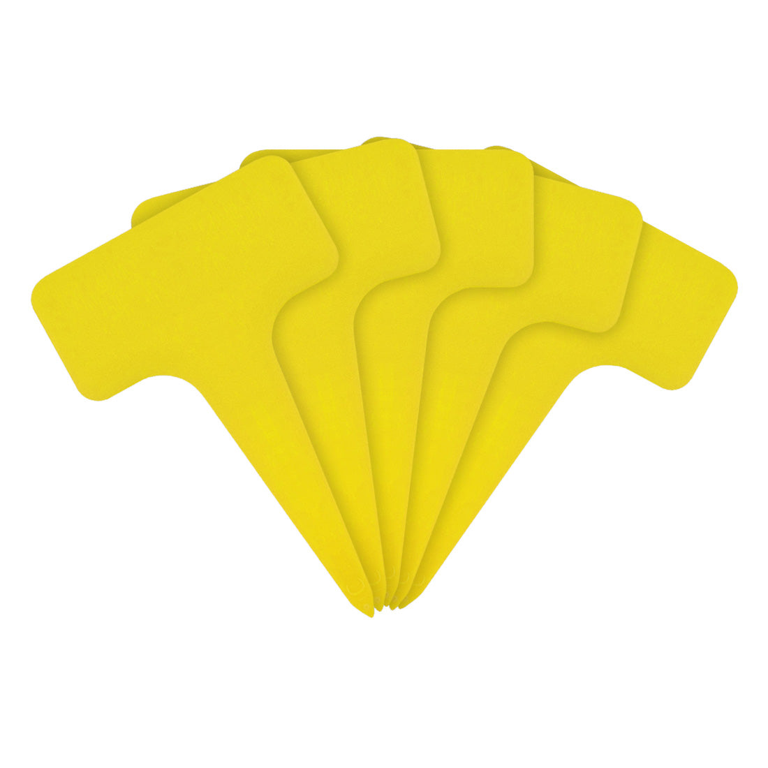 Étiquettes à piquer 60x96mm 1000µ PVC Jaune