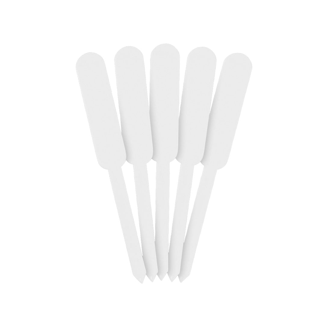 Étiquettes à piquer 15x120mm 1000µ PVC, Blanc