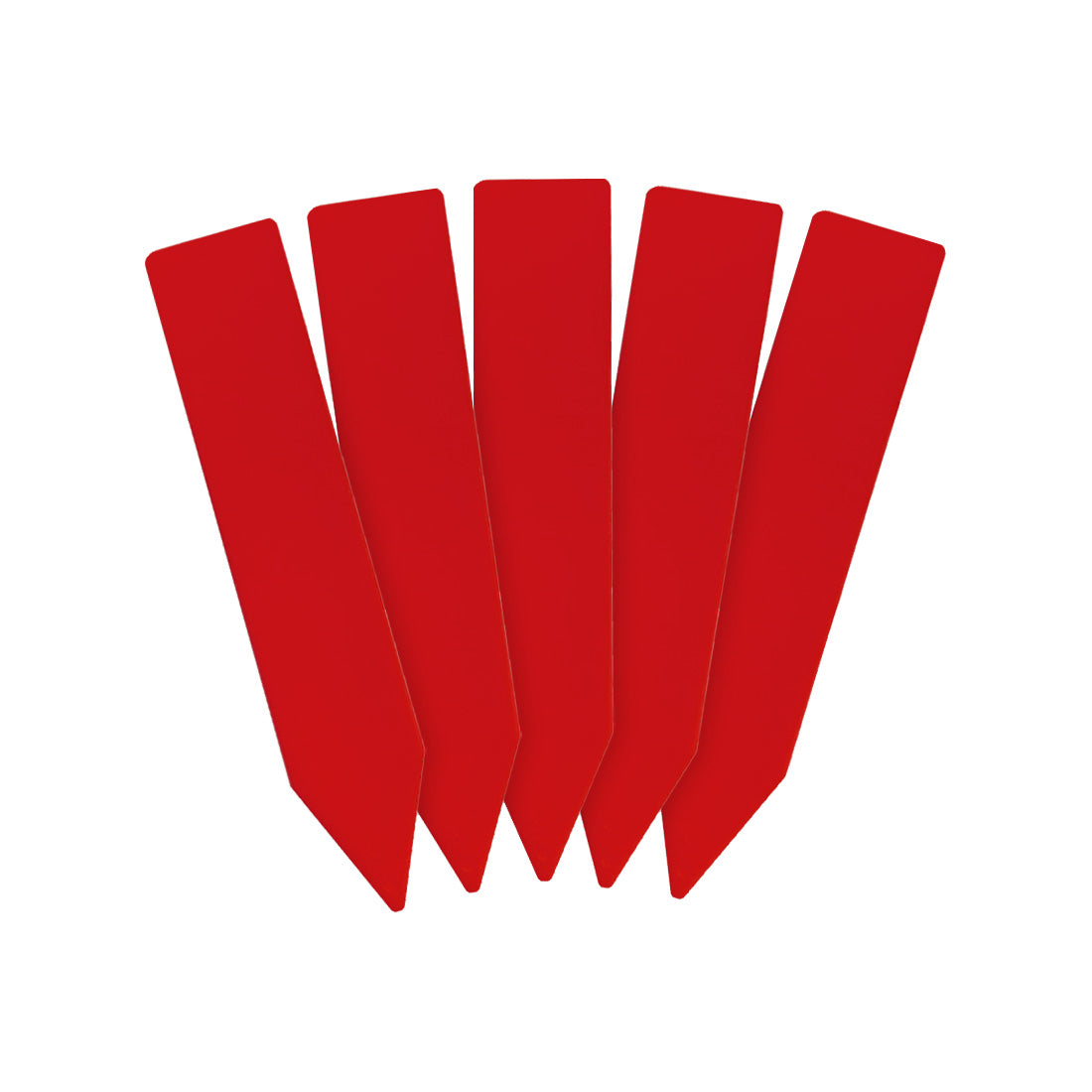 Étiquettes à piquer 18x100mm 1000µ PVC, Rouge