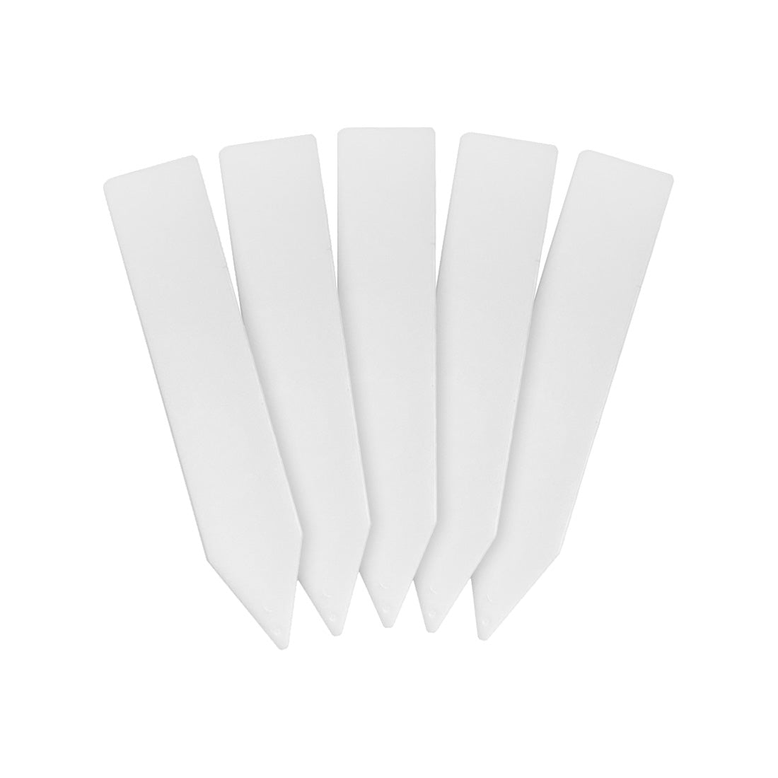Étiquettes à piquer 18x100mm 1000µ PVC Blanc