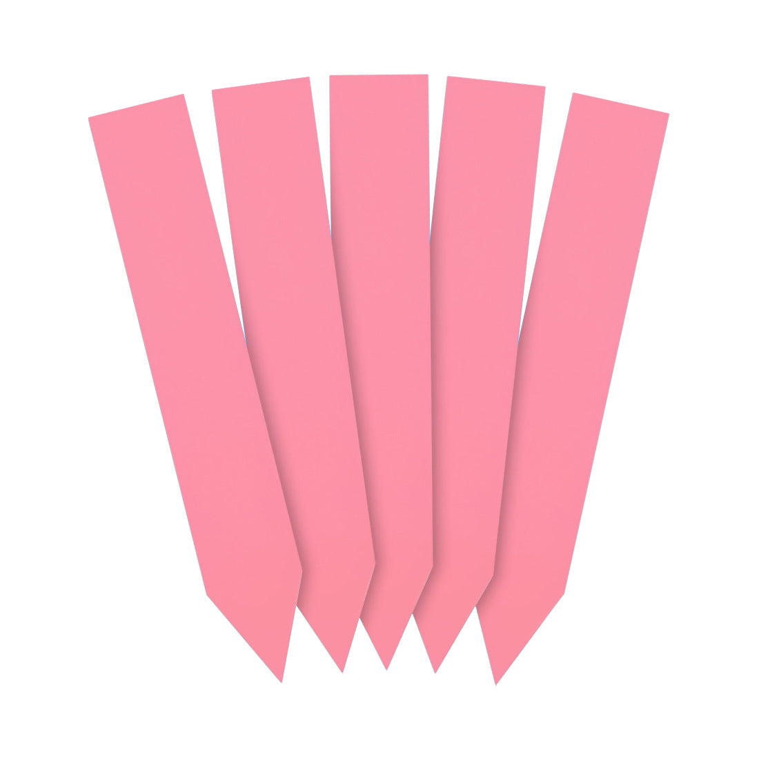 Étiquettes à piquer 20x120mm 350µ PVC, Rose