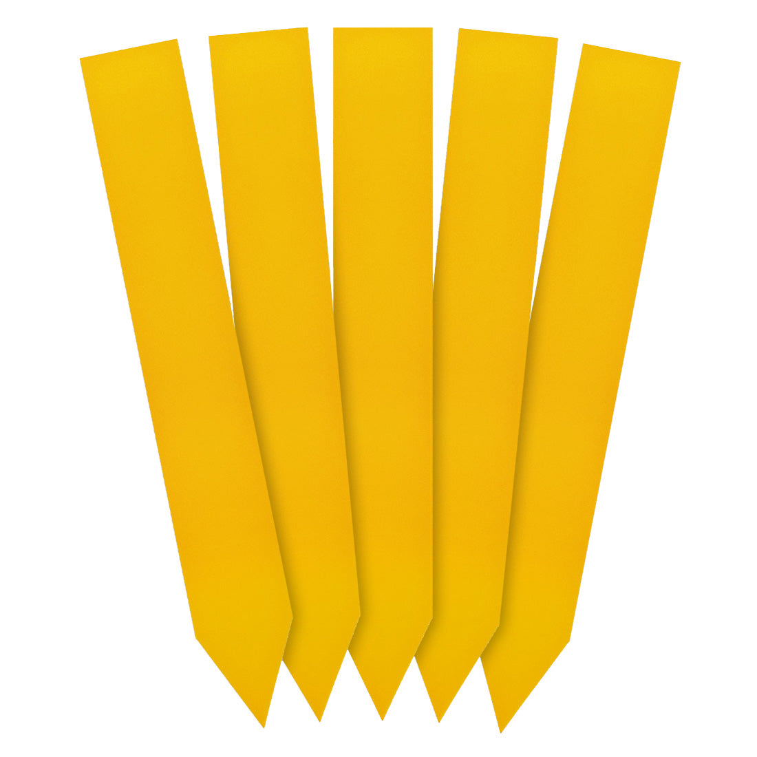 Stick-ins 20x140mm 350µ PVC Yellow