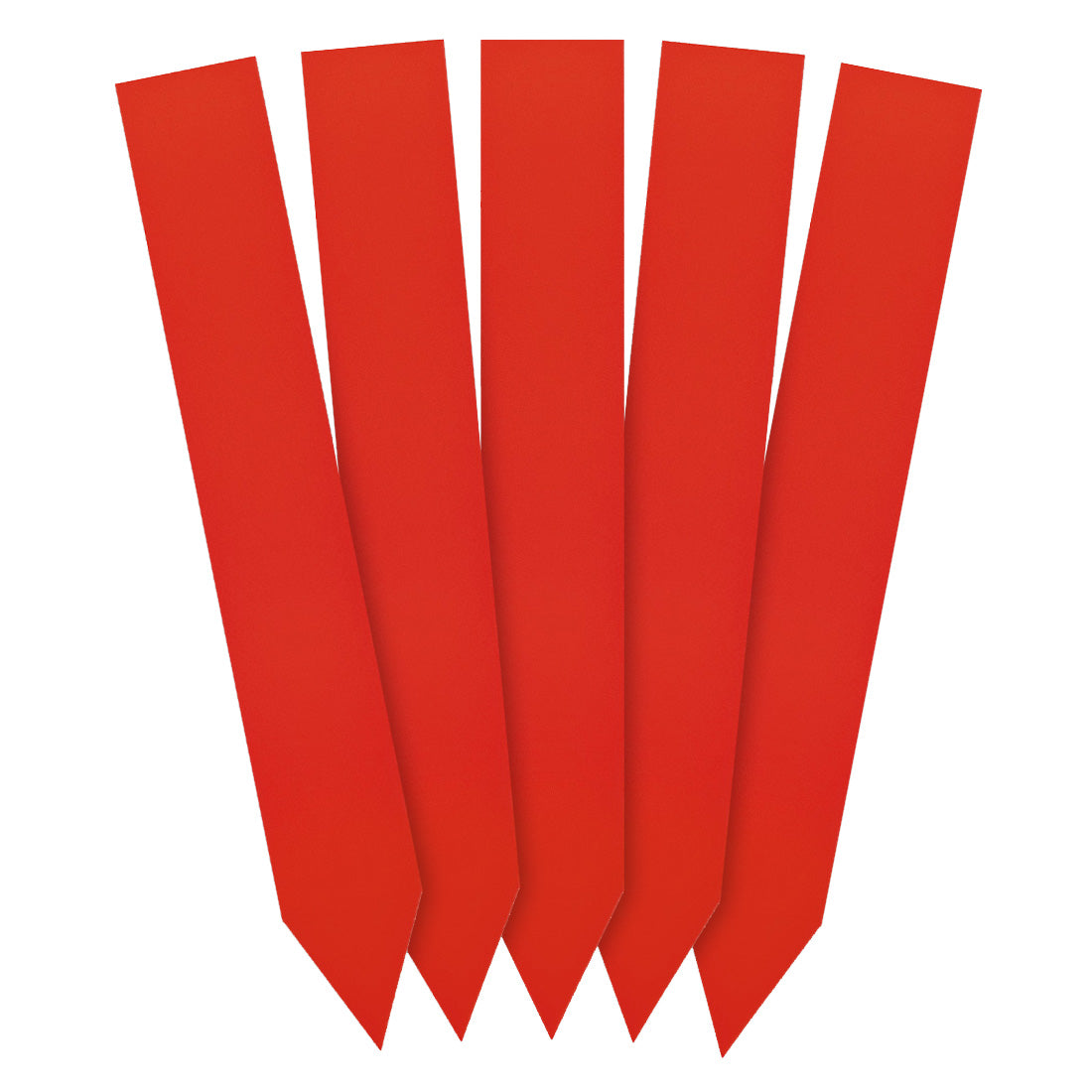 Stick-ins 20x140mm 350µ PVC Red