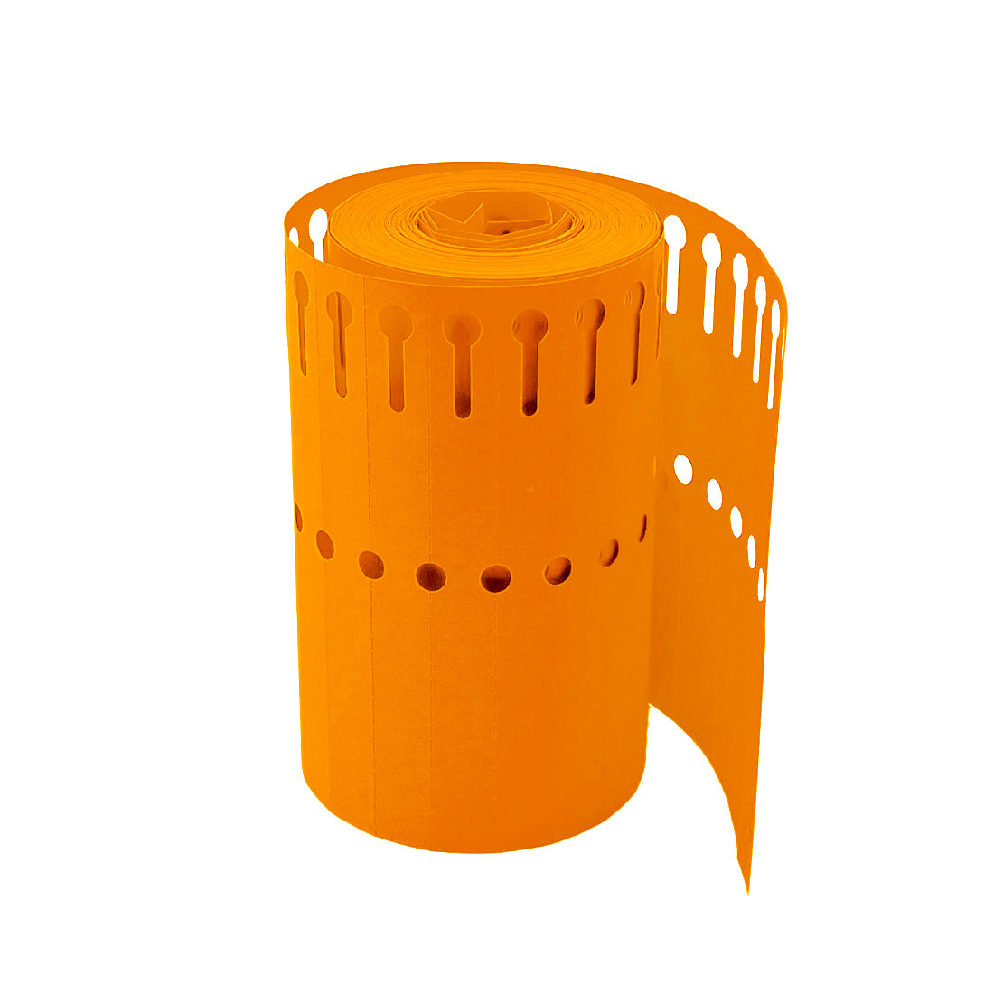 Étiquettes à boucle 120x13mm PVC, Orange