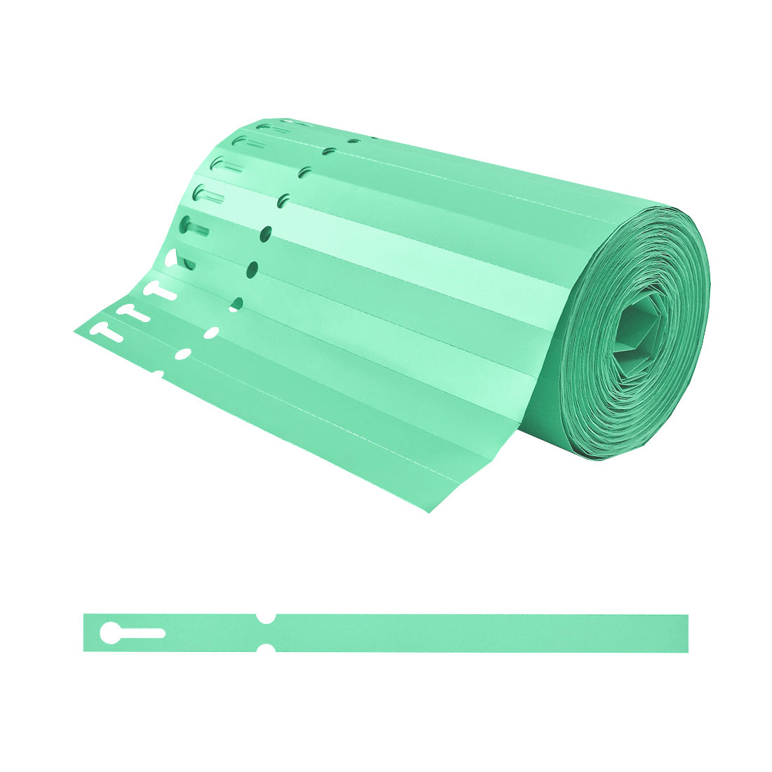 Étiquettes à boucle 200x13mm PVC, Vert