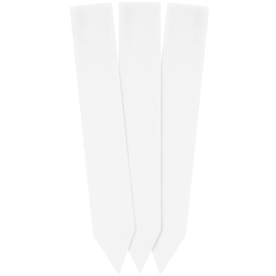 Étiquettes à piquer 30x200mm 350µ PVC, Blanc
