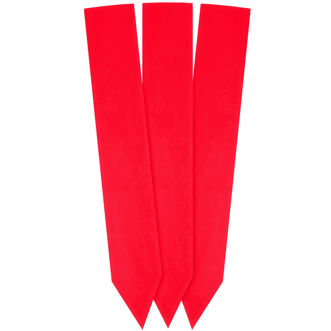 Étiquettes à piquer 30x200mm 350µ PVC, Rouge