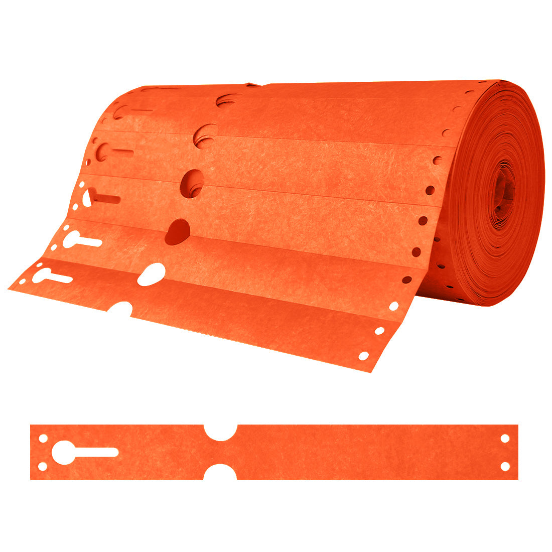 Étiquettes à boucle 220x25,4mm Tyvek, Orange